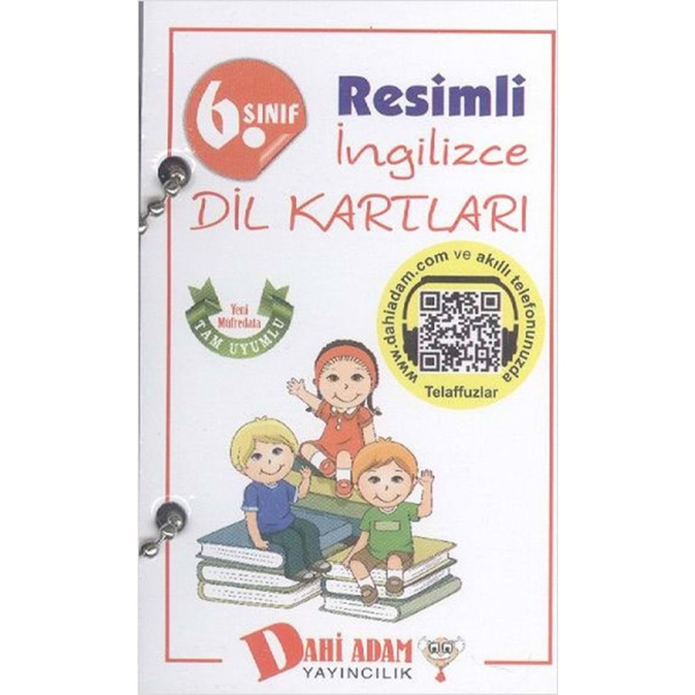 DAHİ ADAM 6. SINIF RESİMLİ İNGİLİZCE DİL KARTLARI