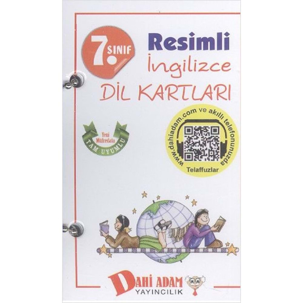 DAHİ ADAM 7.SINIF RESİMLİ İNGİLİZCE DİL KARTLARI