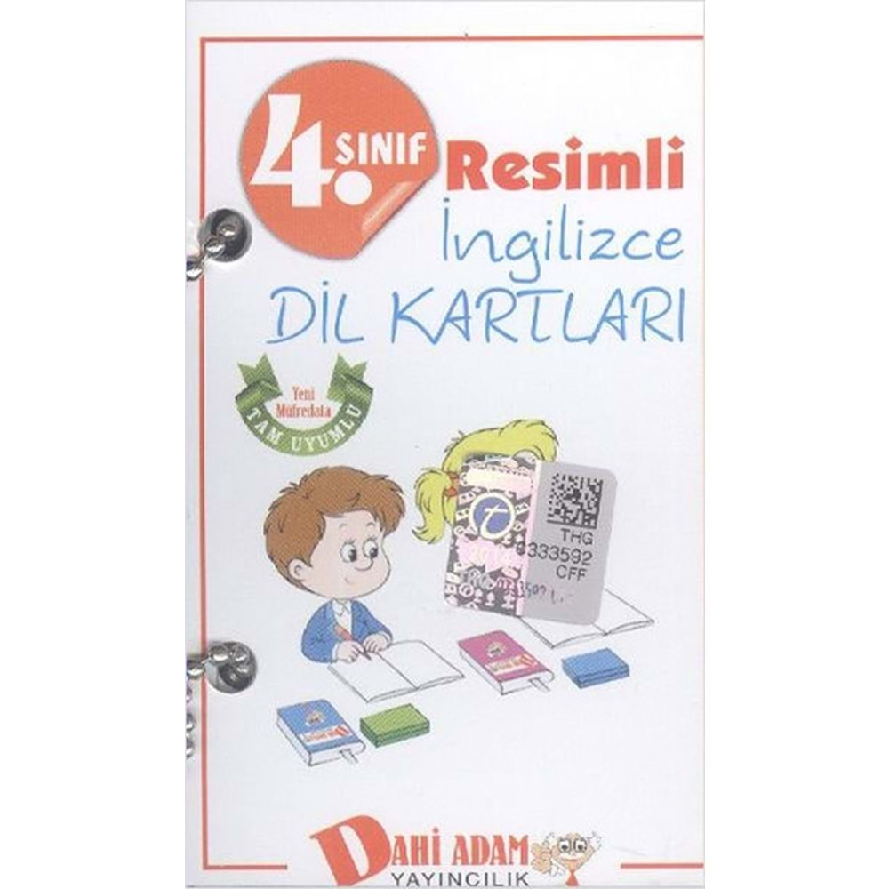 DAHİ ADAM 4.SINIF İNGİLİZCE DİL KARTLARI