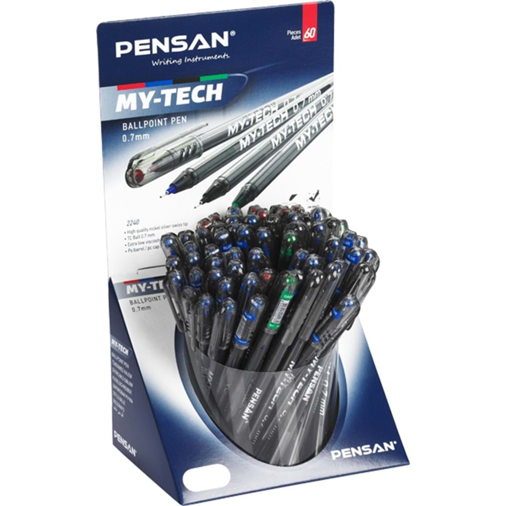 PENSAN MY-TECH TÜKENMEZ KALEM 0,7 RENKLİ-PE02240TK8RNK