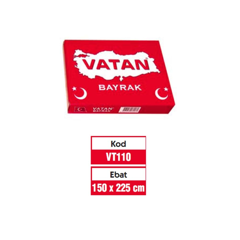 VATAN 150*225 BAYRAK