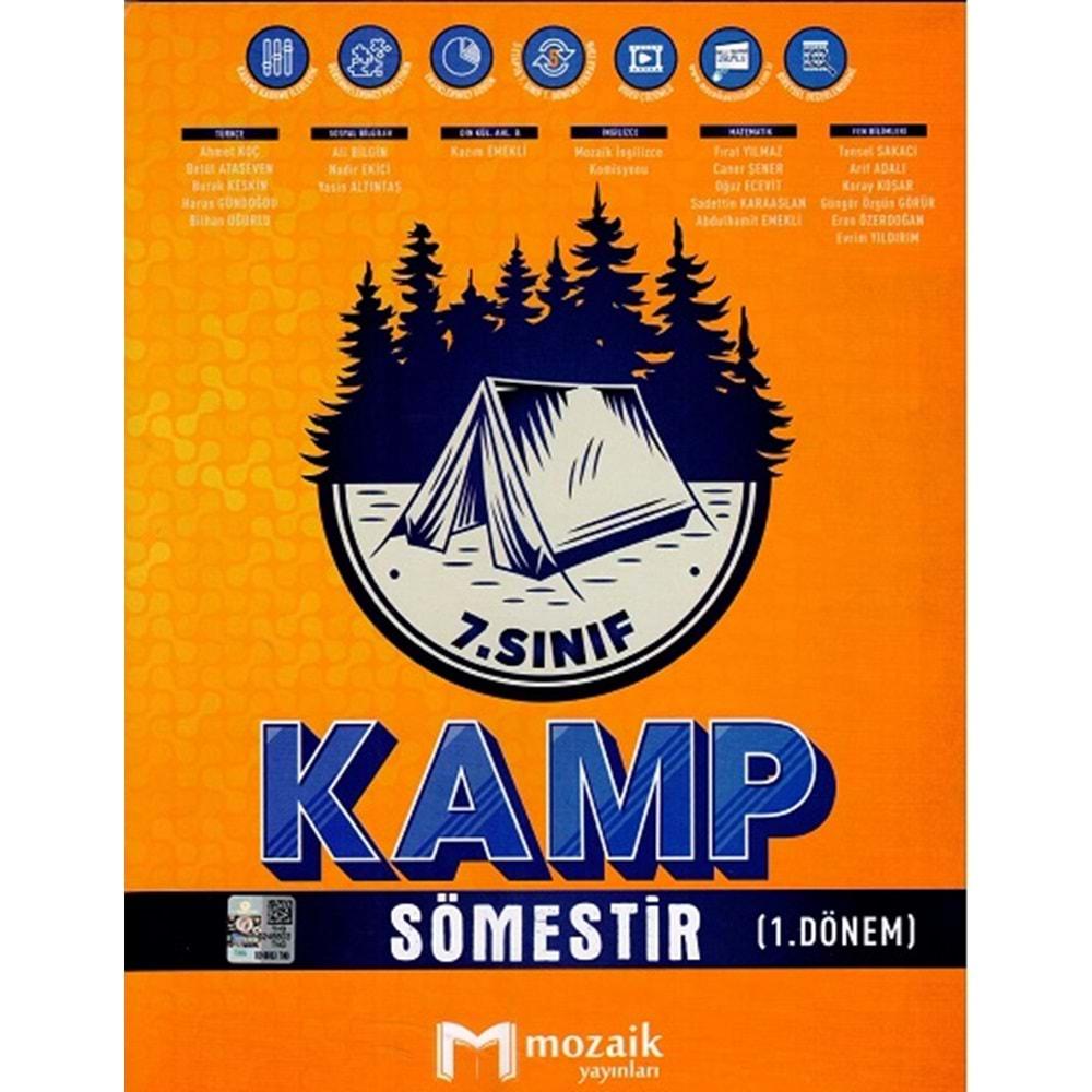 MOZAİK 7.SINIF SÖMESTİR KAMP 1.DÖNEM-2024