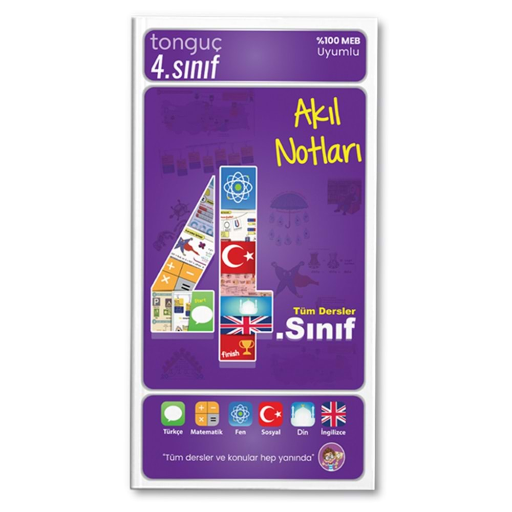 TONGUÇ 4.SINIF TÜM DERSLER AKIL NOTLARI