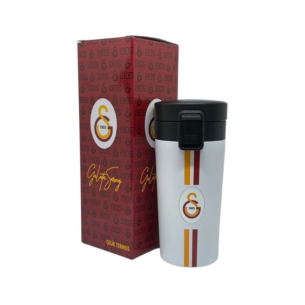 TİMON GALATASARAY 400 ML ÇELİK TERMOS KİLİTLİ MUG BEYAZ-577942