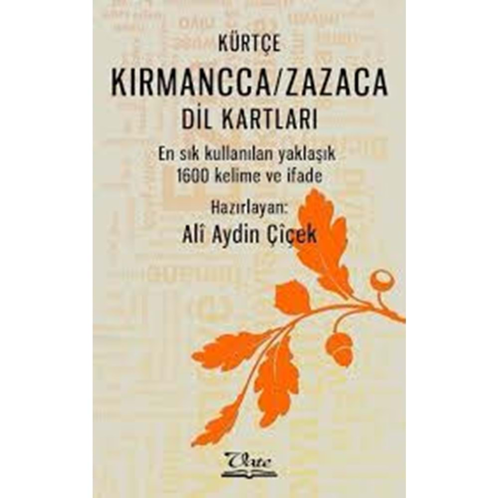 ZAZACA/KIRMANCA DİL KARTLARI-VATE