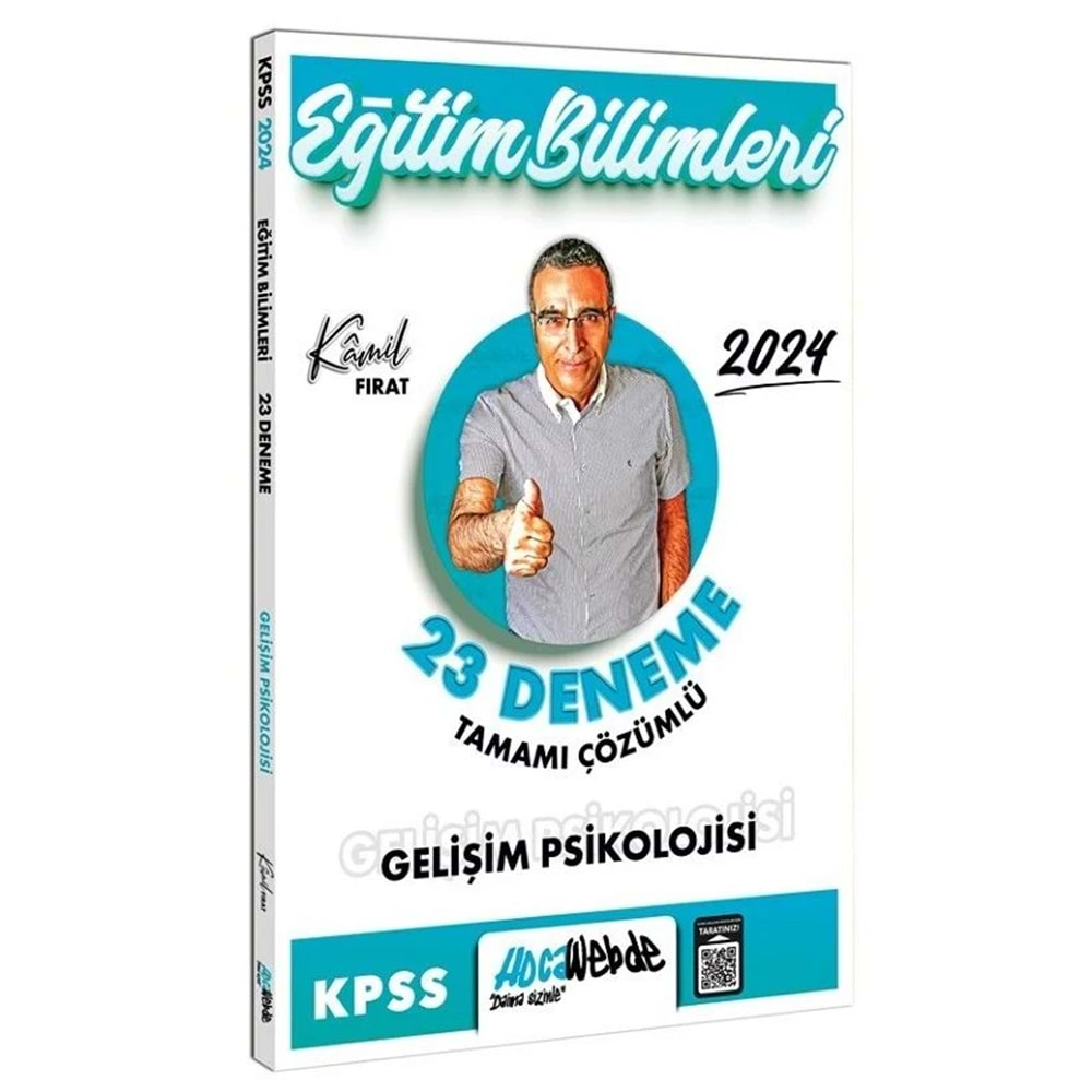 HOCAWEBDE KPSS 2024 EĞİTİM BİLİMLERİ GELİŞİM PSİKOLOJİSİ TAMAMI ÇÖZÜMLÜ 23 DENEME SINAVI