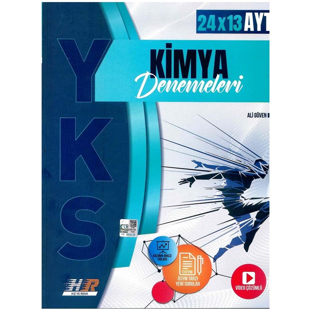 HIZ VE RENK AYT KİMYA 24*13 DENEMELERİ-2023