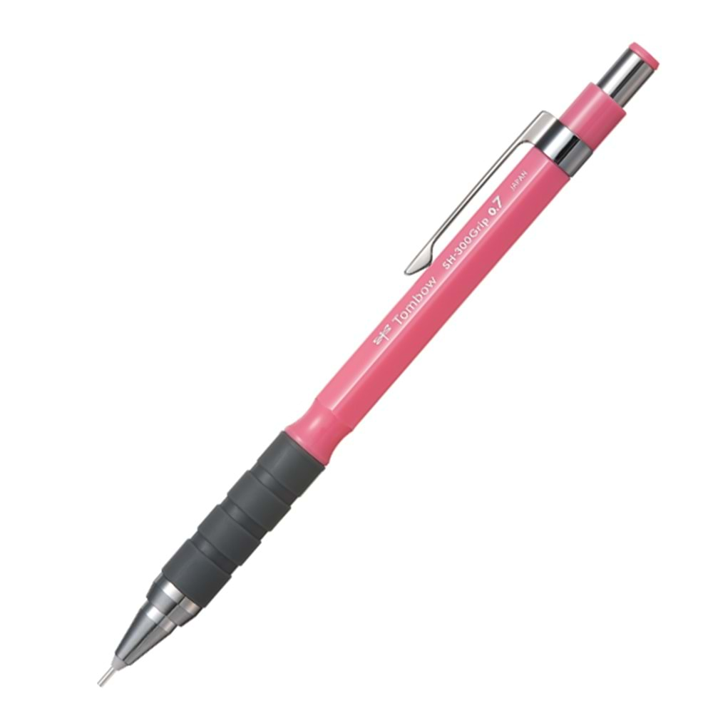 TOMBOW SH-300 GRİP 0.7 MM MEKANİK VERSATİL KALEM AÇIK PEMBE-SH-GR81R7