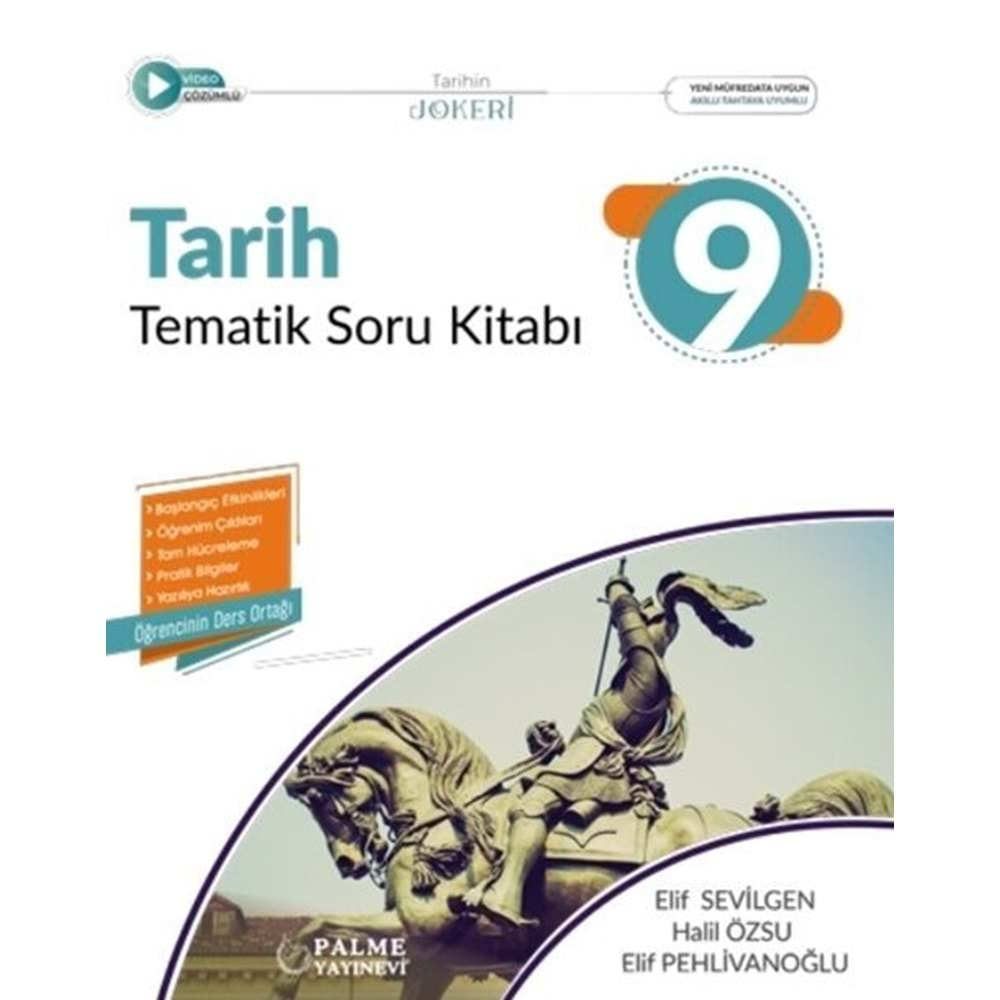 PALME 9.SINIF JOKER TARİH TEMATİK SORU KİTABI