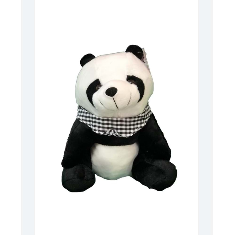 MAMİ 20 CM FULARLI PANDA PELUŞ-DF-F9046