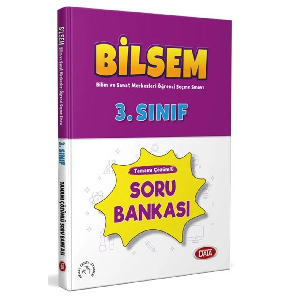 DATA 3.SINIF BİLSEM TAMAMI ÇÖZÜMLÜ SORU BANKASI YENİ