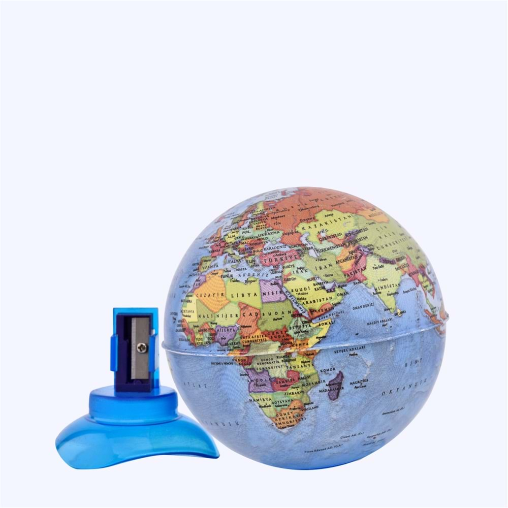 GÜRBÜZ KALEMTRAŞ SİYASİ KÜRE 10 CM GLOBE MİNİ-42104