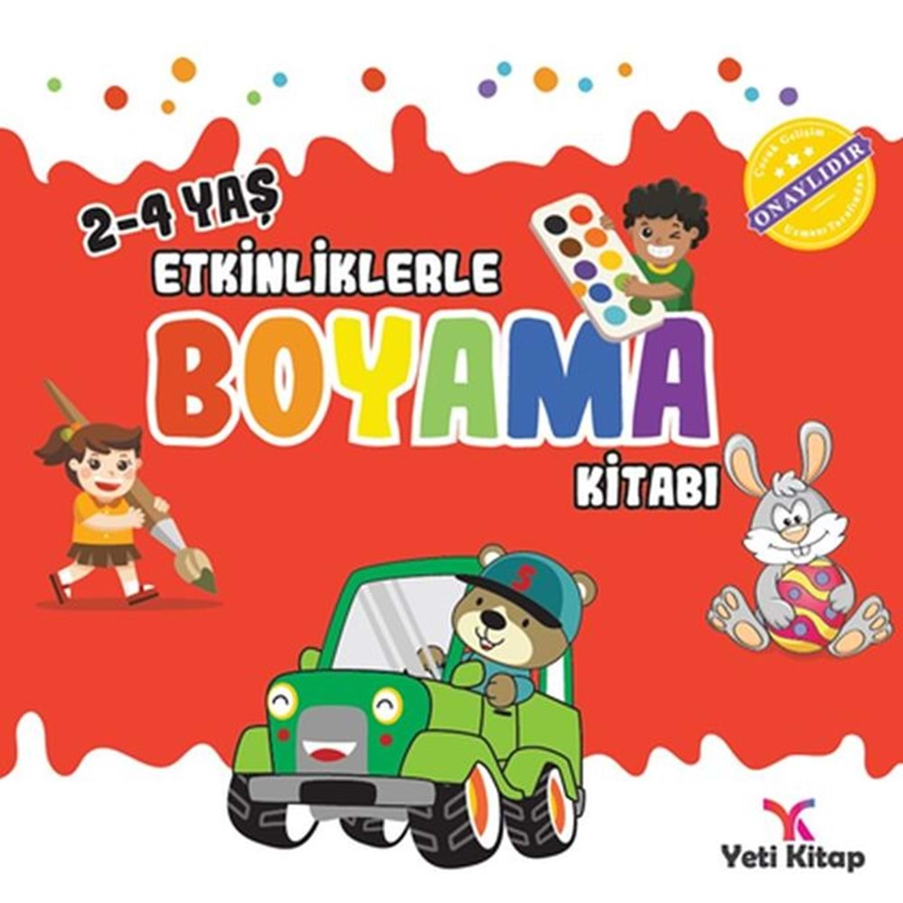 ETKİNLİKLERLE BOYAMA KİTABI-1 2-4 YAŞ-FEYYAZ ULAŞ-YETİ KİTAP