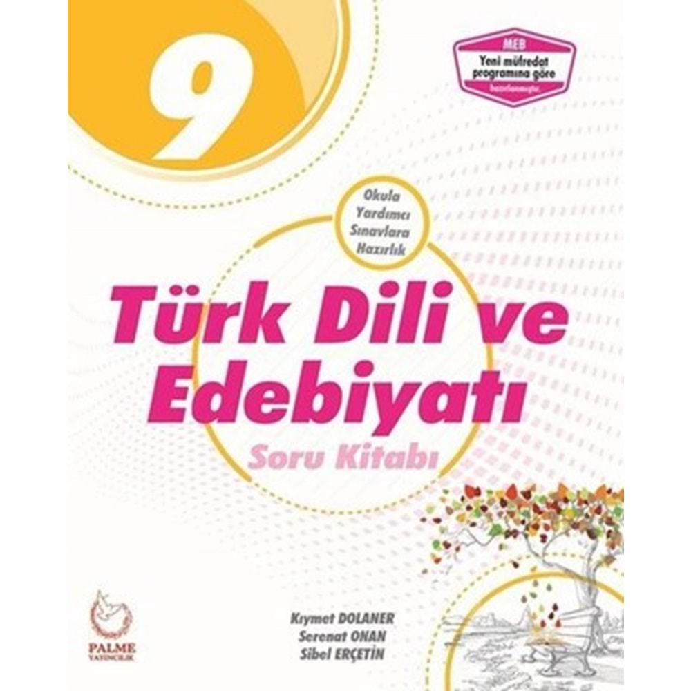 PALME 9. SINIF TÜRK DİLİ VE EDEBİYATI SORU KİTABI