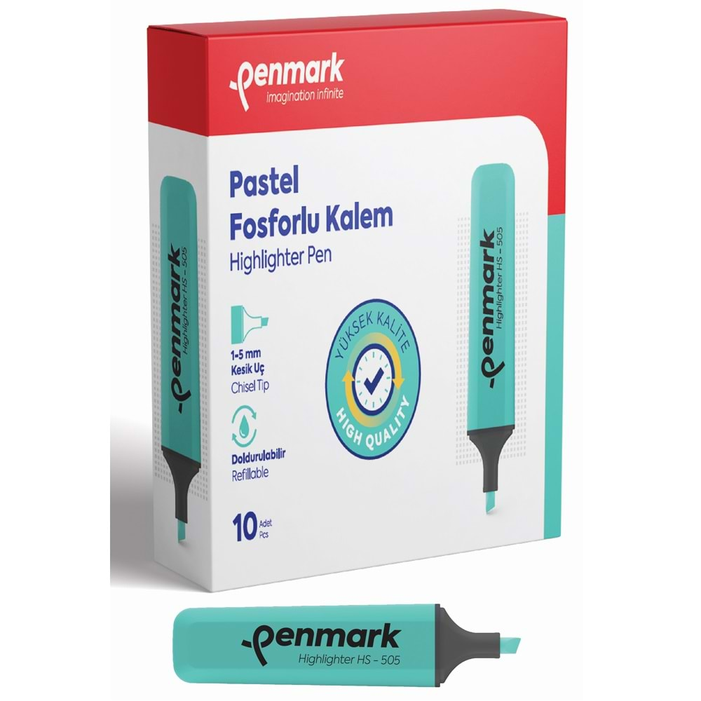 PENMARK PASTEL FOSFORLU KALEM NANE ŞEKERİ-HS 505 08