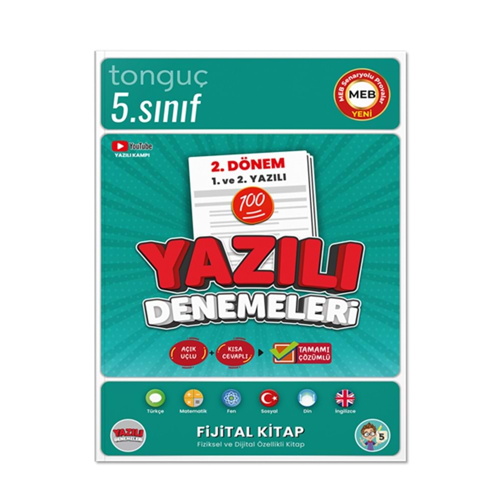 TONGUÇ 5.SINIF YAZILI DENEMELERİ 2.DÖNEM 1.VE 2.YAZILI