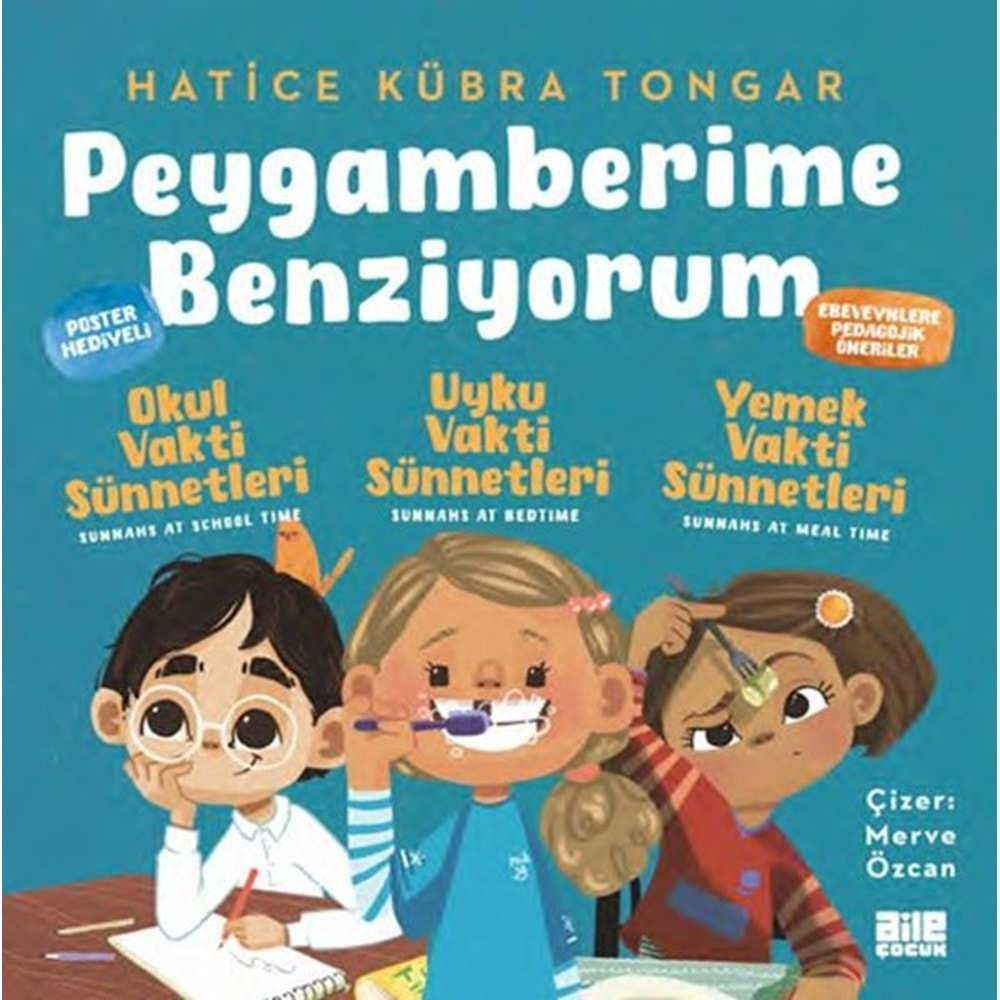 PEYGAMBERİME BENZİYORUM 3 LÜ SET-HATİCE KÜBRA TONGAR-AİLE ÇOCUK