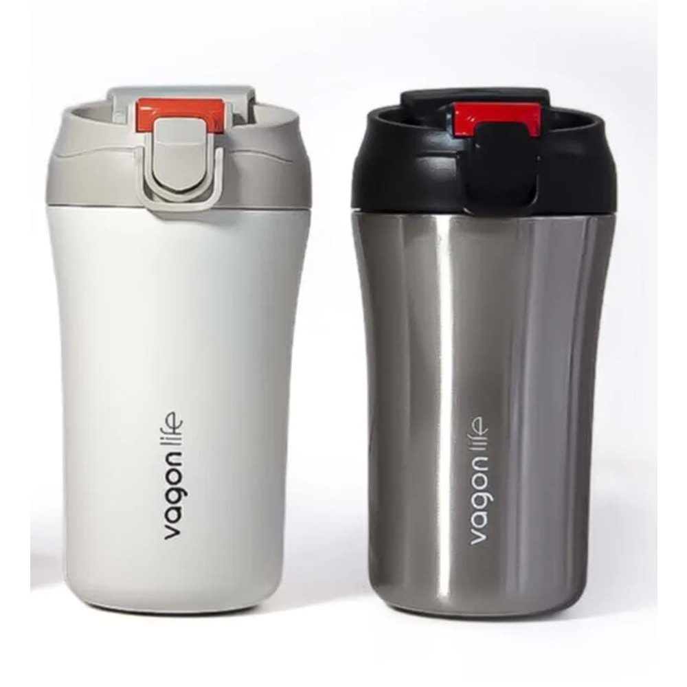 VAGON LİFE 400 ML PASLANMAZ ÇELİK MUG MATARA-VGN2004