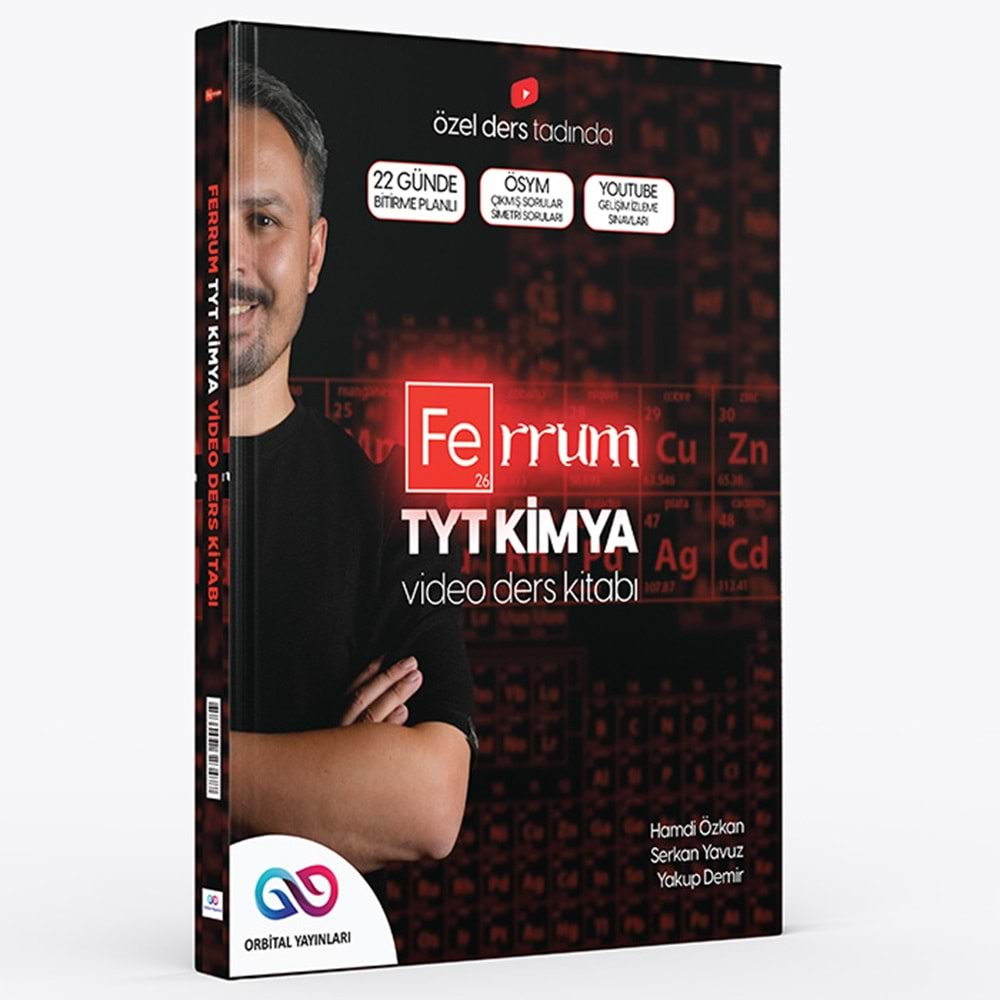 ORBİTAL TYT KİMYA FERRUM VİDEO DERS KİTABI-2025