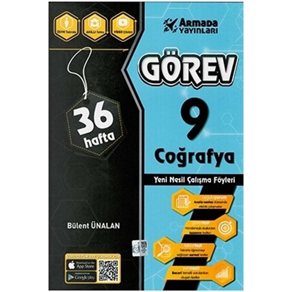 ARMADA 9.SINIF GÖREV COĞRAFYA YENİ NESİL ÇALIŞMA FÖYLERİ