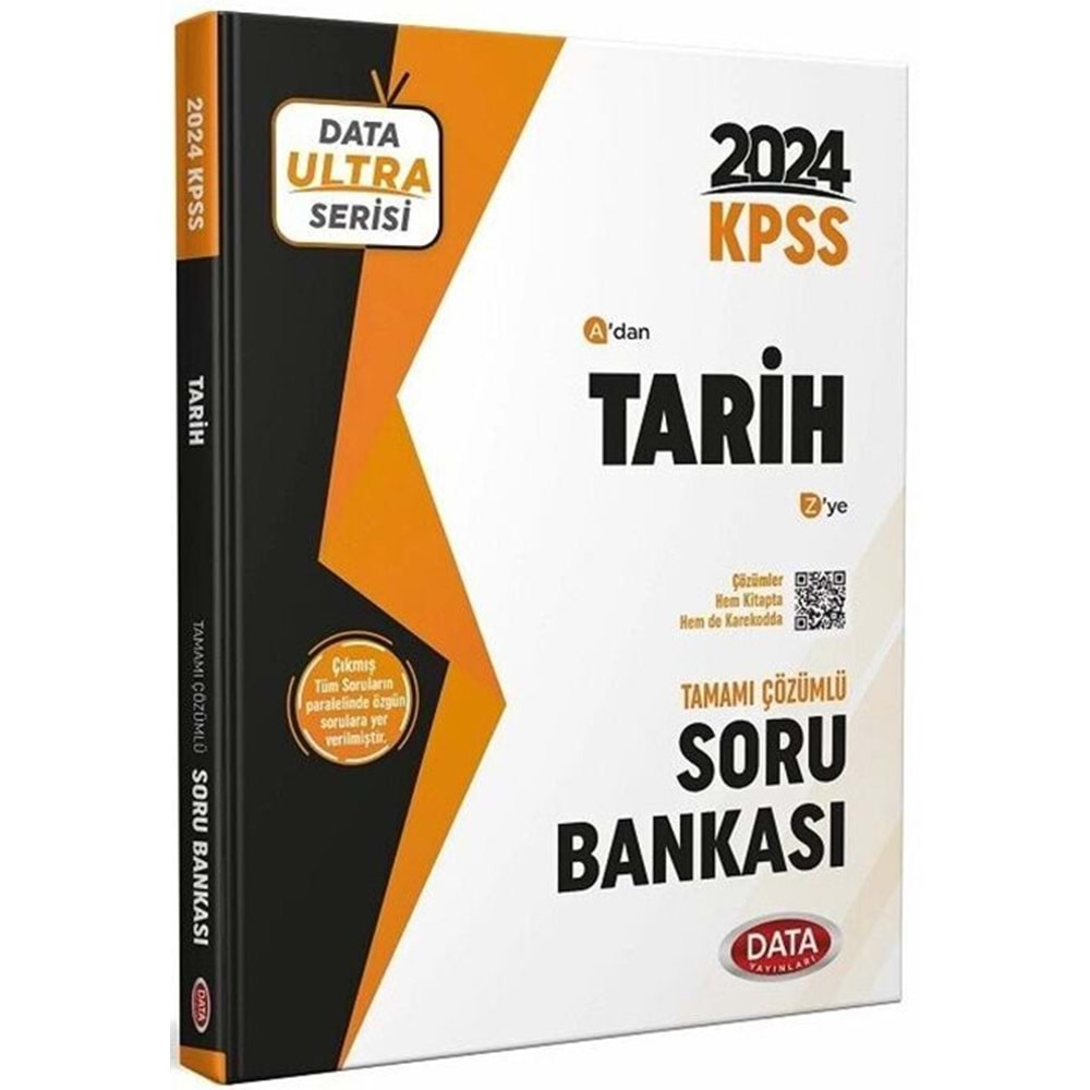 DATA KPSS 2024 ULTRA SERİSİ TARİH TAMAMI ÇÖZÜMLÜ SORU BANKASI