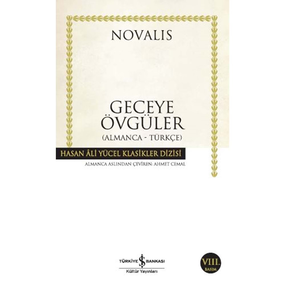 GECEYE ÖVGÜLER-ALMANCA TÜRKÇE-NOVALIS-İŞ BANKASI