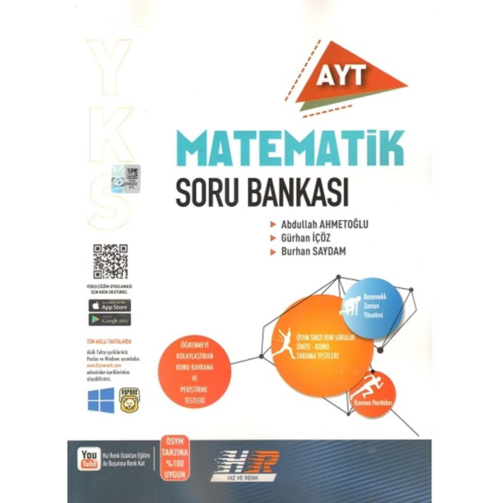 HIZ VE RENK AYT MATEMATİK SORU BANKASI-2025