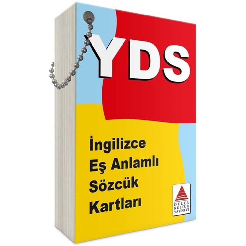 DELTA YDS İNGİLİZCE EŞ ANLAMLI SÖZCÜK KARTLARI