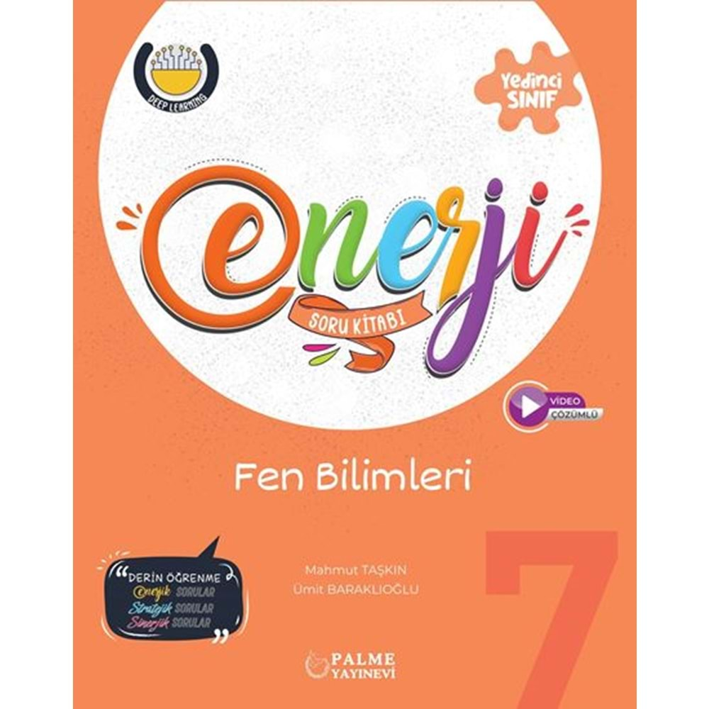 PALME 7.SINIF FEN BİLİMLERİ ENERJİ SORU KİTABI YENİ