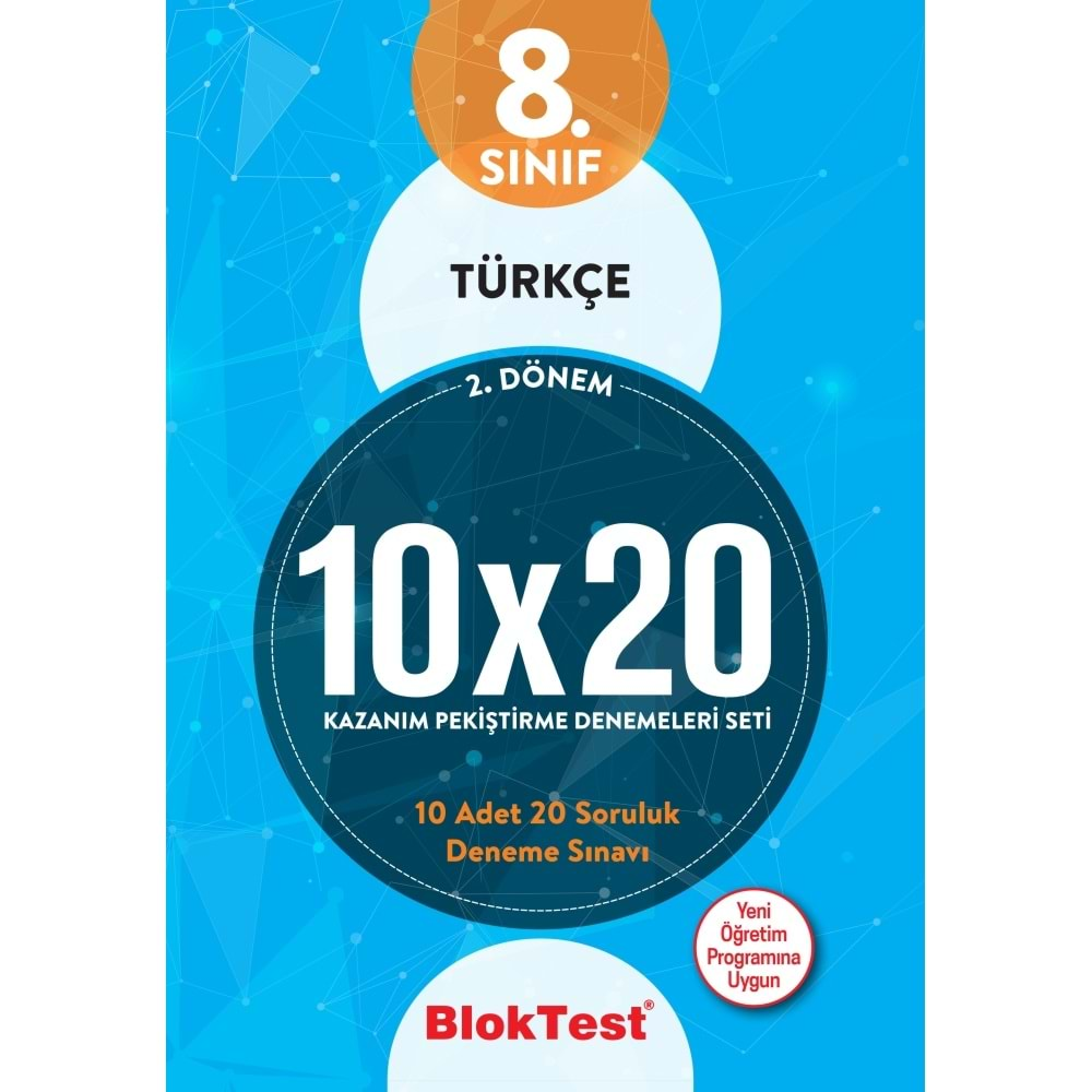 BLOKTEST 8.SINIF TÜRKÇE DENEME 10*20 2. DÖNEM