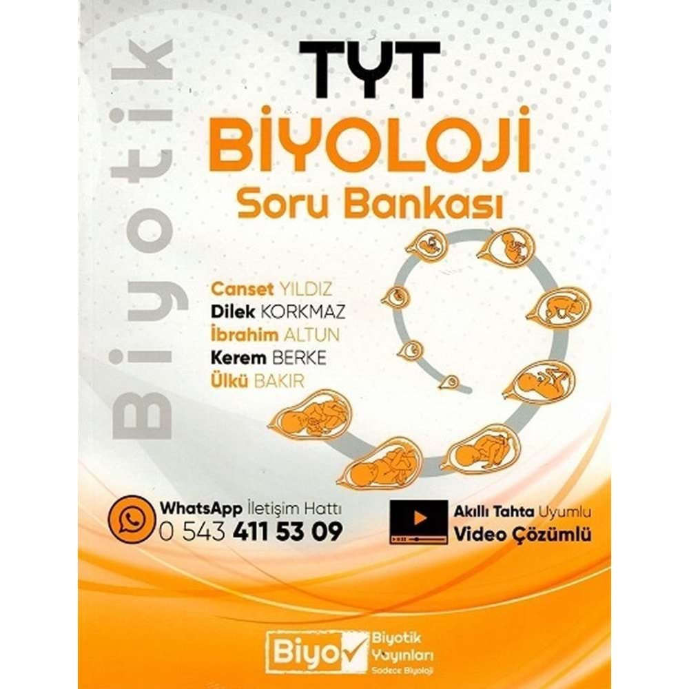 BİYOTİK TYT BİYOLOJİ SORU BANKASI-2024