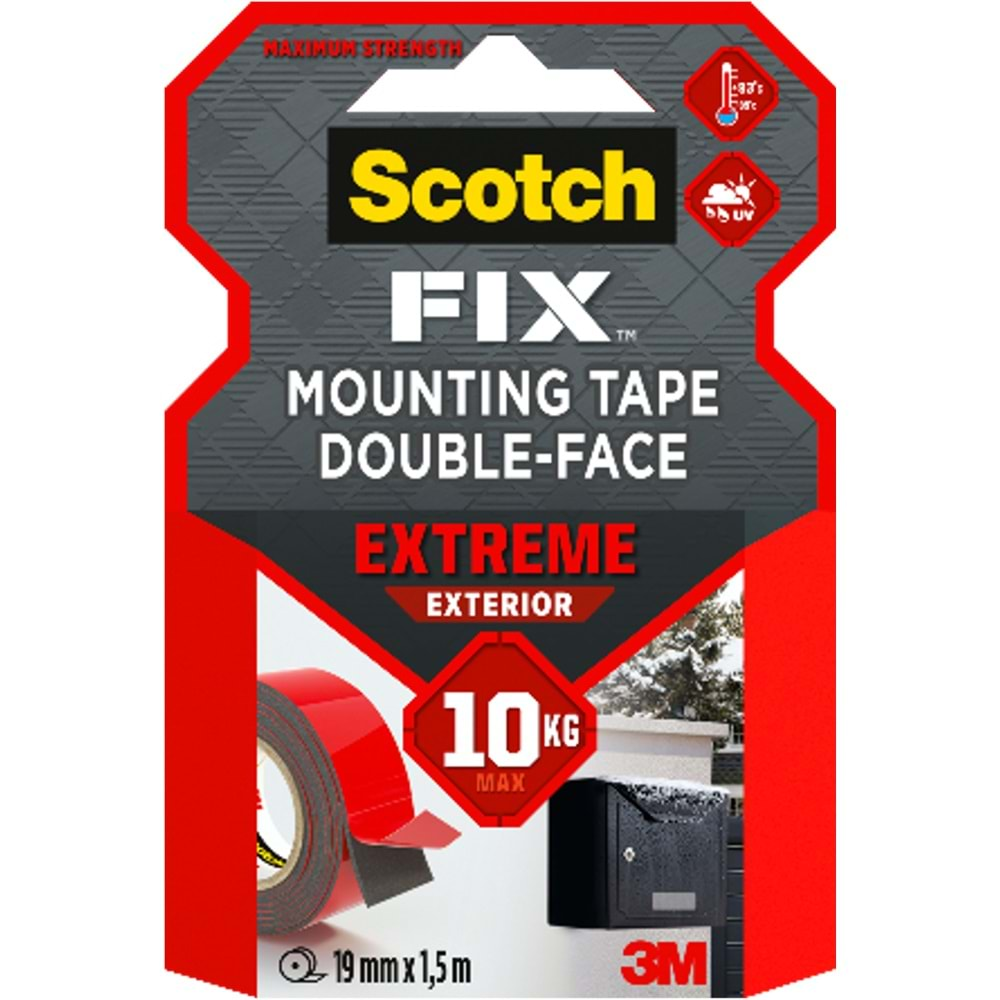 SCOTCH EXTRA GÜÇLÜ 4002 MONTAJ BANDI 19MM*1,5M -4002