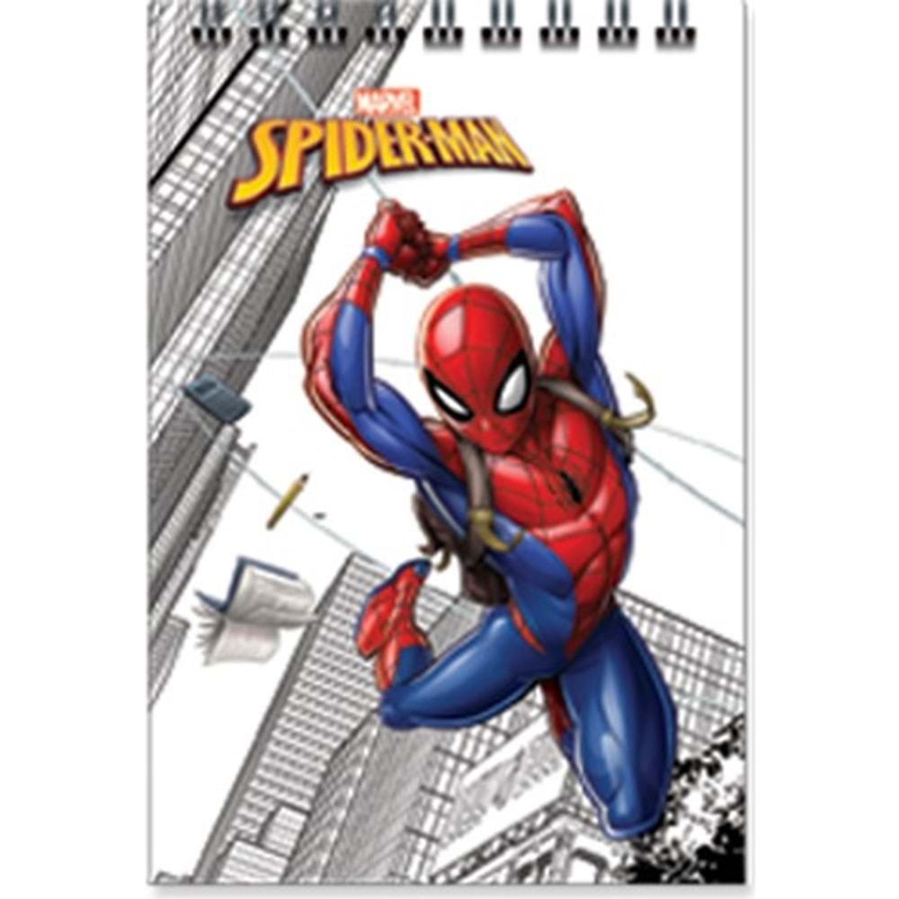 KESKİN COLOR SPİDERMAN A7 SPİRALLİ BLOKNOT 42 YAPRAK ÇİZGİLİ-140100-06