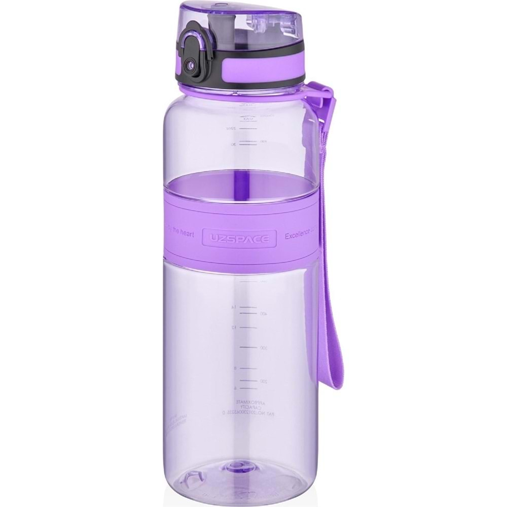 UZSPACE 1000 ML TRİTAN MATARA IRİS PURPLE)-5031