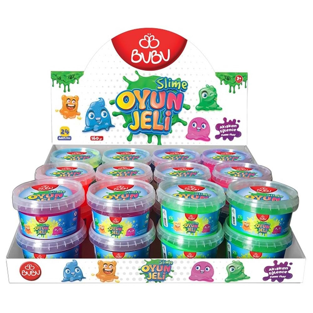 BU-BU SLİME OYUN JELİ ORTA BOY 160 GR.-BUBU-SLM021