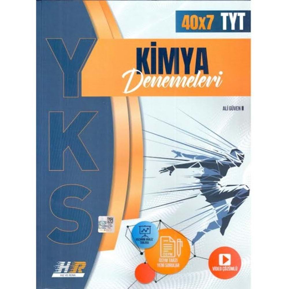 HIZ VE RENK TYT KİMYA 40*7 DENEME-2024