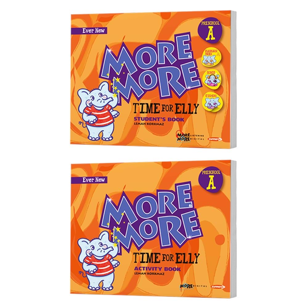 KURMAY MORE&MORE TIME FOR ELLY PRESCHOOL (A) STUDENTS BOOK-ACTİVİTY BOOK