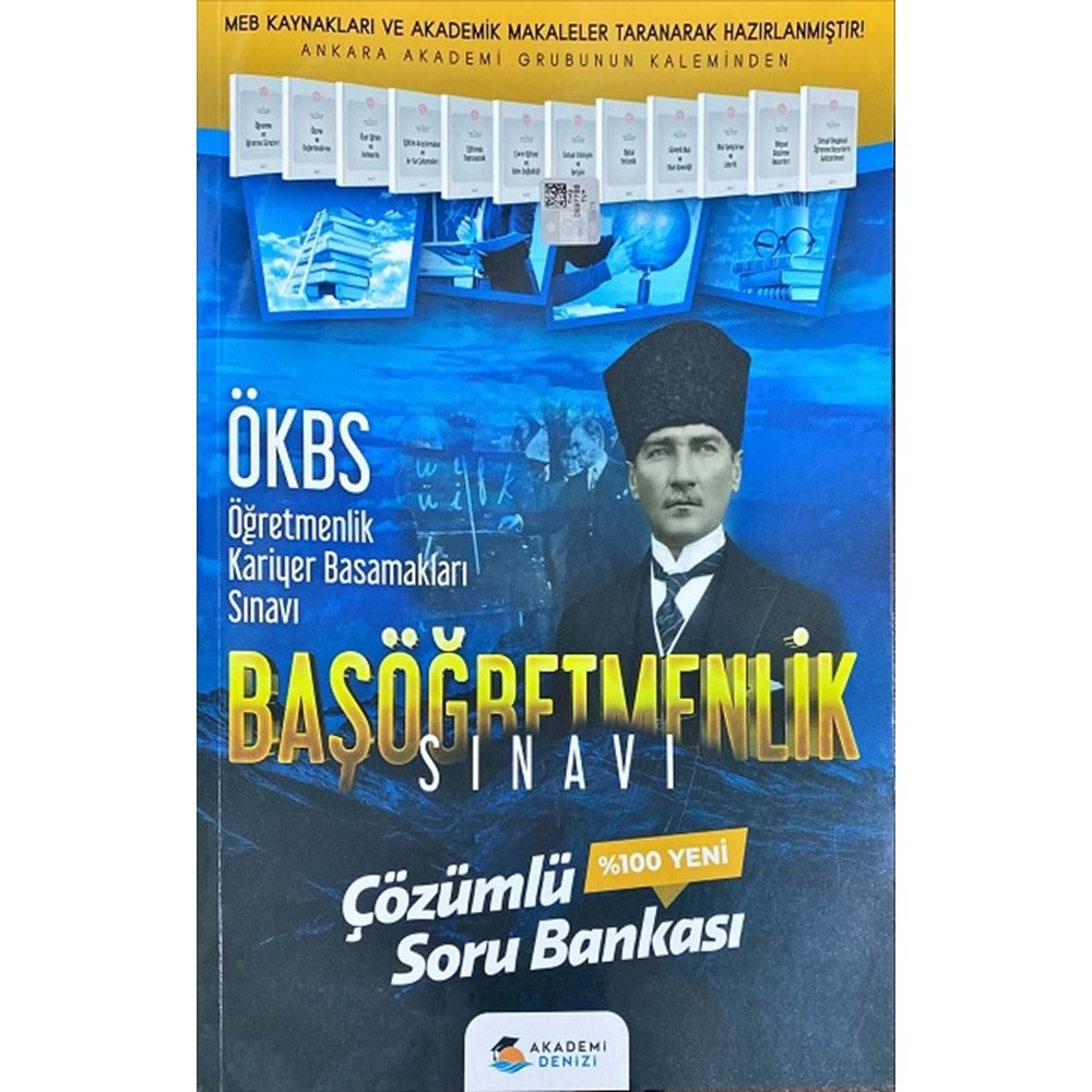 AKADEMİ DENİZİ ÖKBS BAŞÖĞRETMENLİK ÇÖZÜMLÜ SORU BANKASI-2022