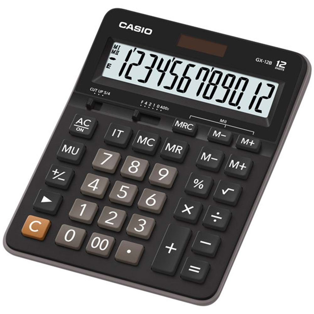 CASIO MASA TİPİ 12 HANE HESAP MAKİNESİ GX-12B