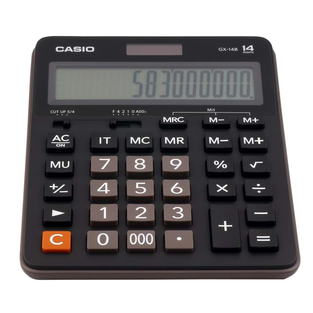 CASIO MASA TİPİ 14 HANE HESAP MAKİNESİ-GX-14B