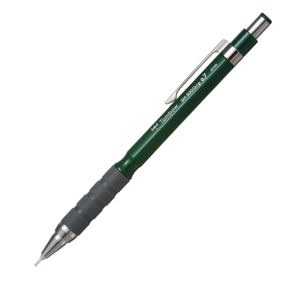 TOMBOW SH-300 GRİP 0.7 MM MEKANİK VERSATİL KALEM KOYU YEŞİL-SH-GR64R7