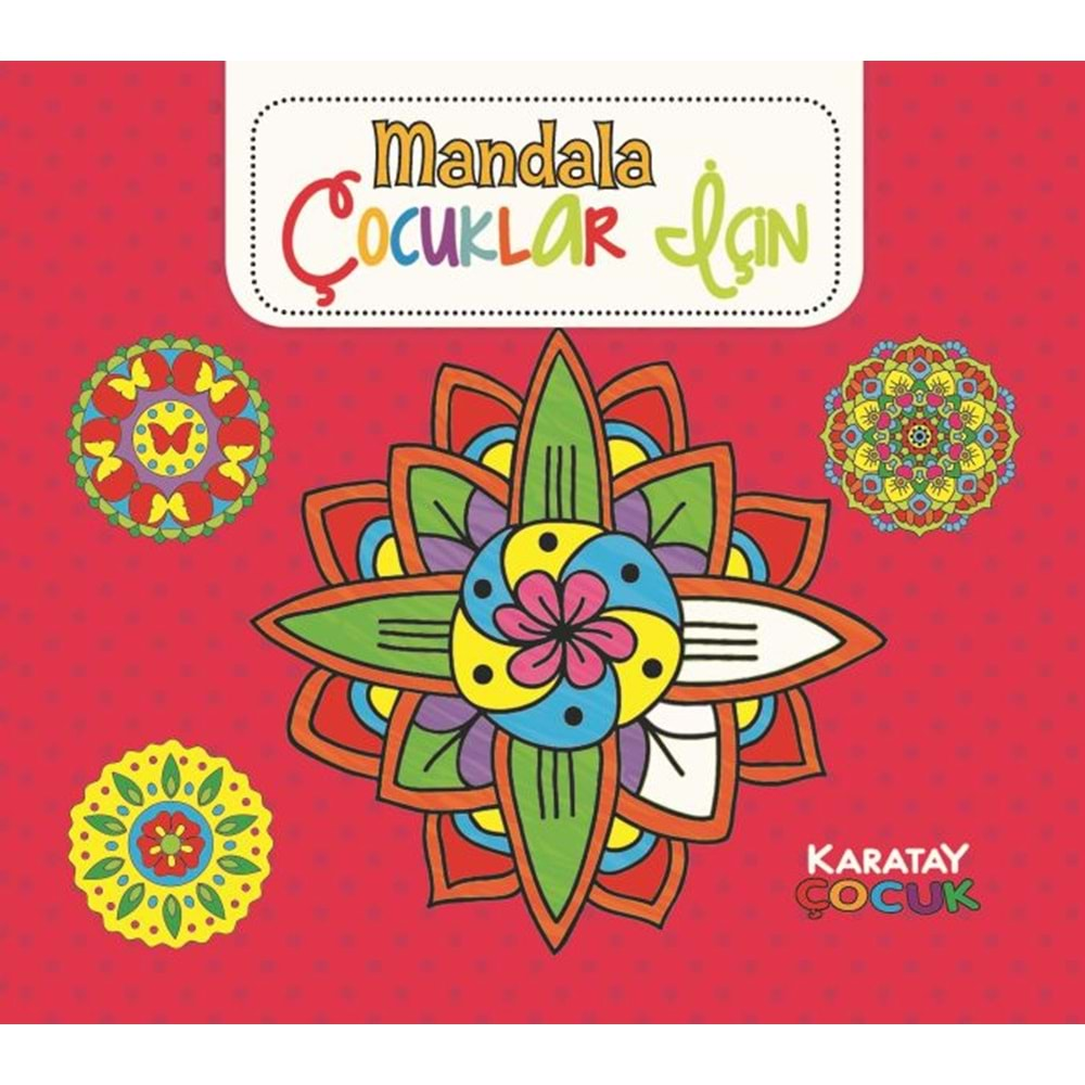 KARATAY ÇOCUKLAR İÇİN MANDALA PEMBE