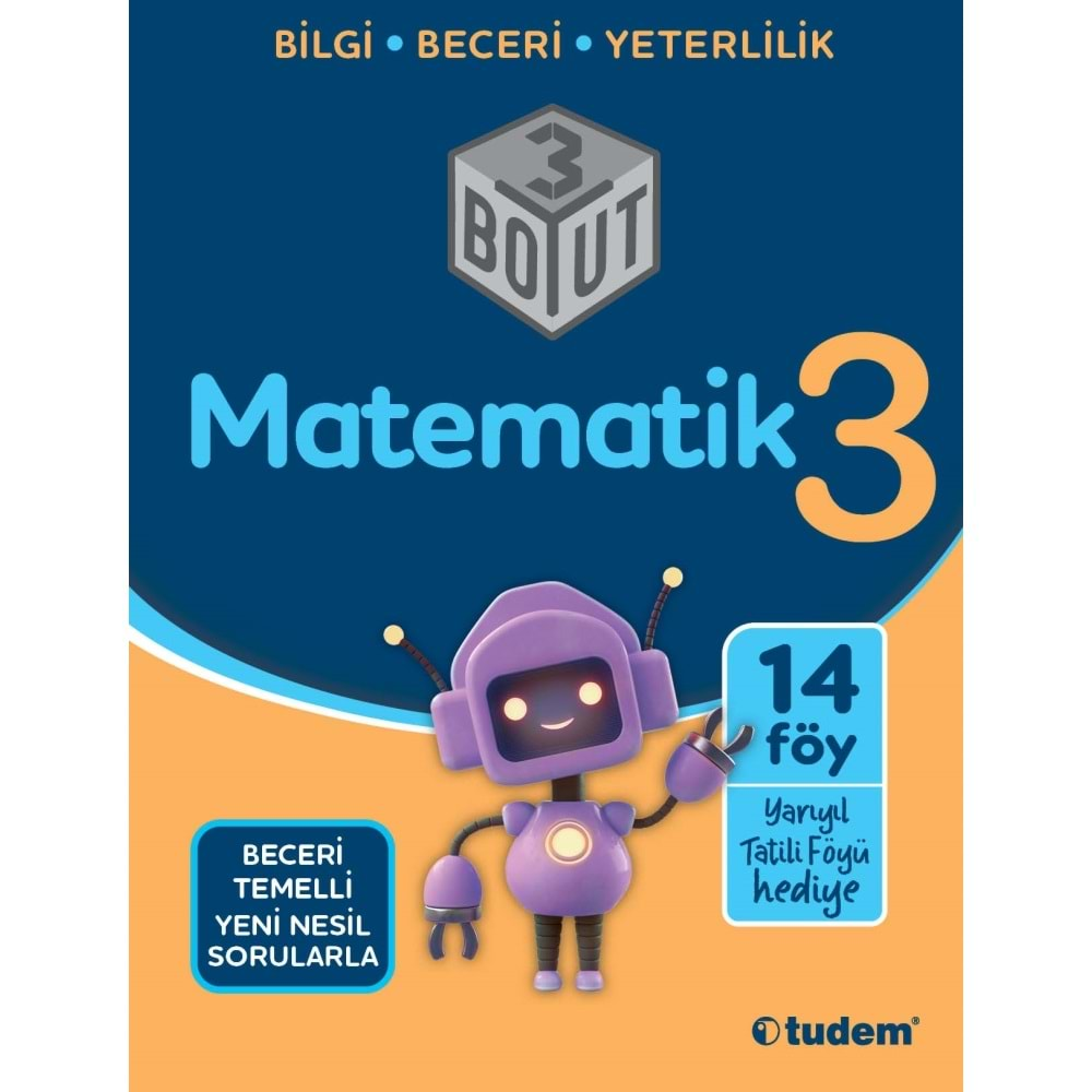 TUDEM 3.SINIF MATEMATİK 3 BOYUT 14 FÖY