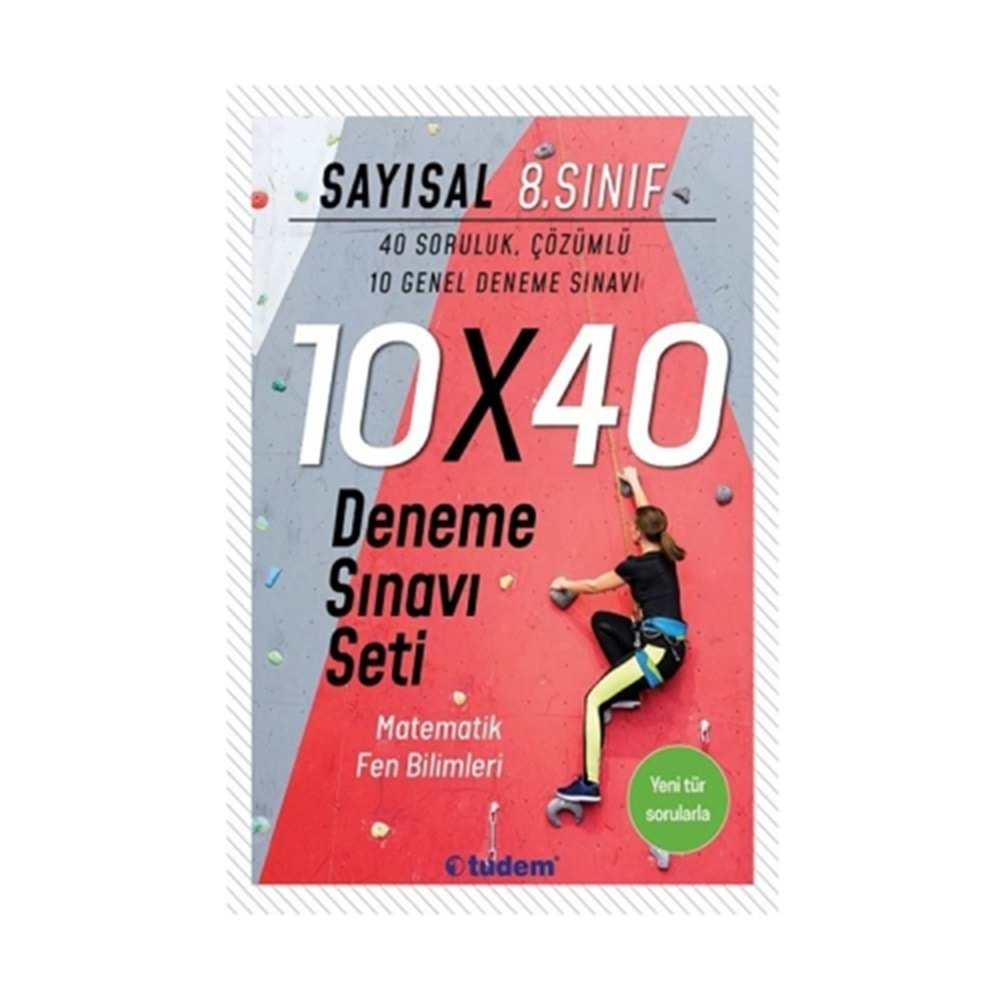 TUDEM 8. SINIF SAYISAL DENEME 10X40