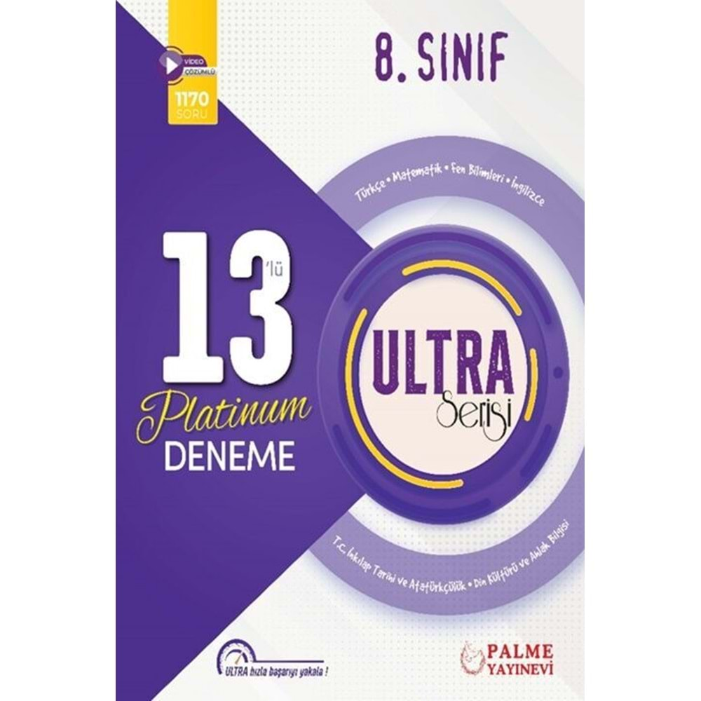 PALME 8.SINIF ULTRA 13 LÜ PLATİNUM DENEME