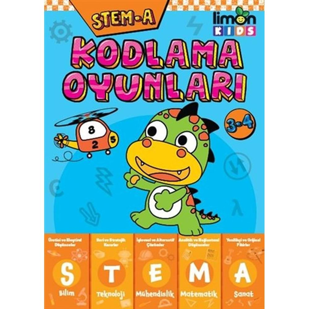 KODLAMA OYUNLARI-STEM-A 3 4 YAŞ-LİMON KİDS