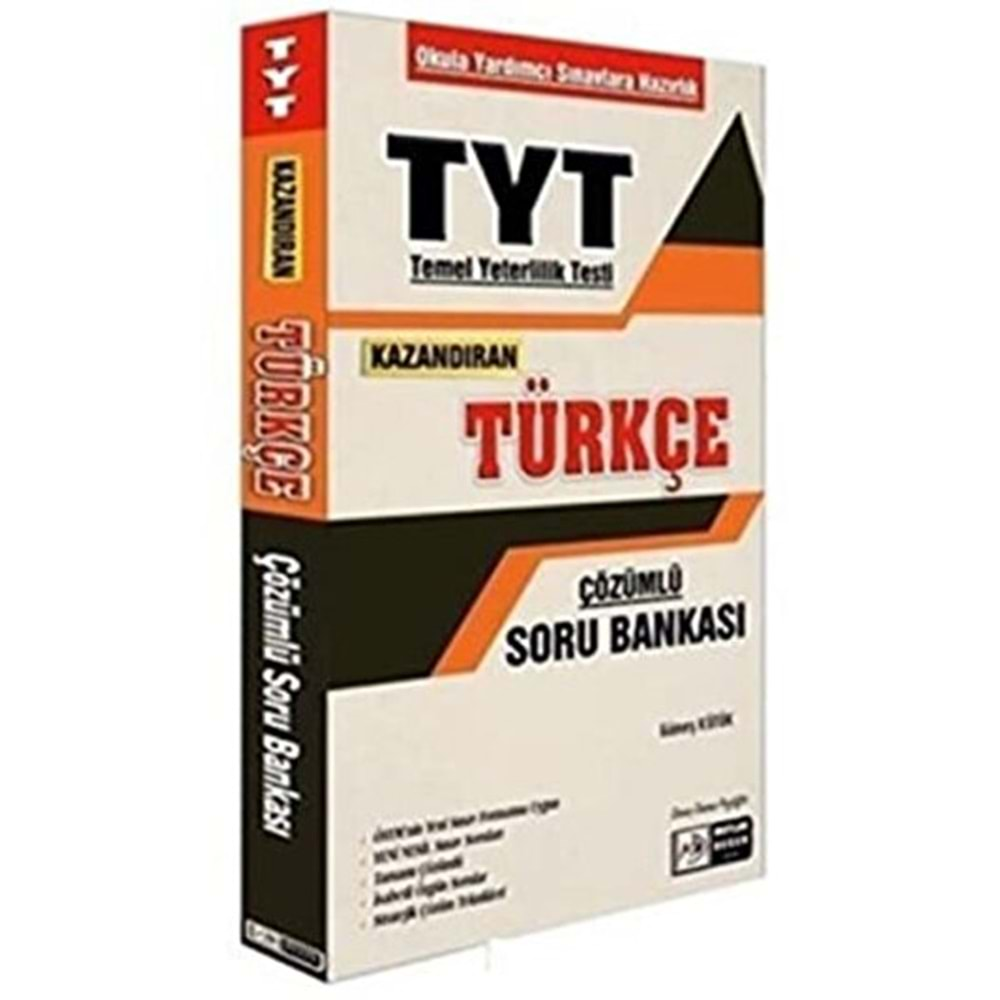 TASARI TYT KAZANDIRAN TÜRKÇE ÇÖZÜMLÜ SORU BANKASI