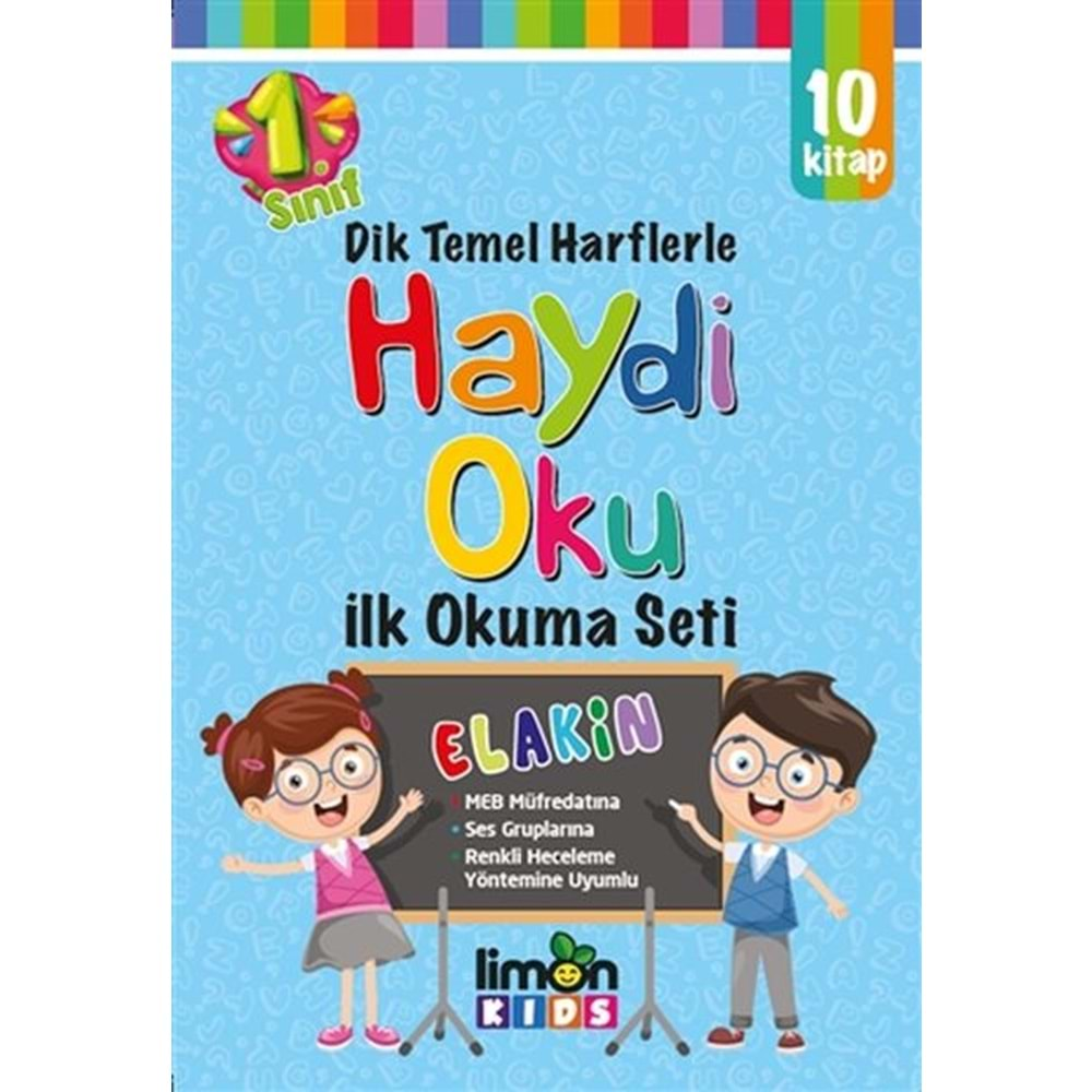 HAYDİ OKU 1.SINIF İLK OKUMA SETİ 10 CİLT TAKIM-LİMON KİDS