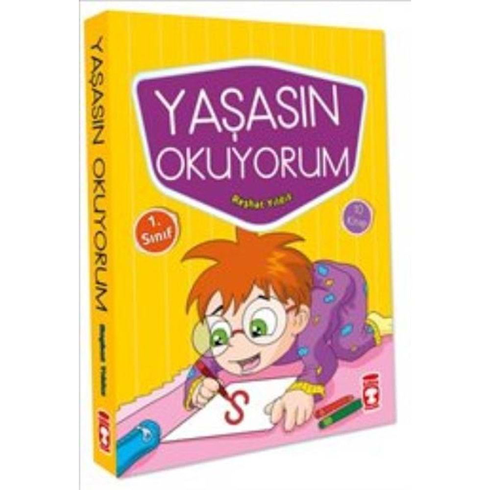 YAŞASIN OKUYORUM 1.SINIF OKUMA KİTABI-10 KİTAP Reşhat Yıldız-TİMAŞ