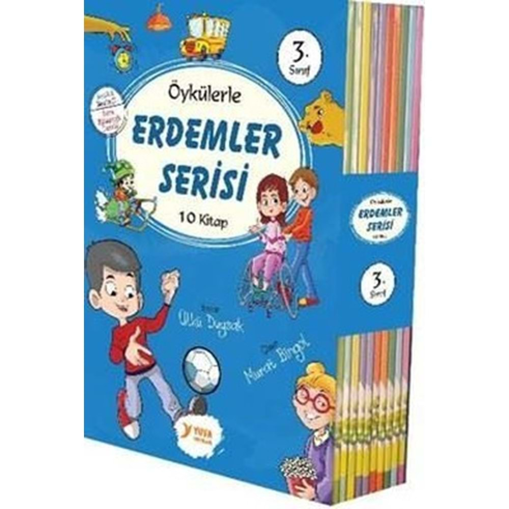 YUVA 3.SINIF ÖYKÜLERLE ERDEMLERLER SERİSİ-10 KİTAP